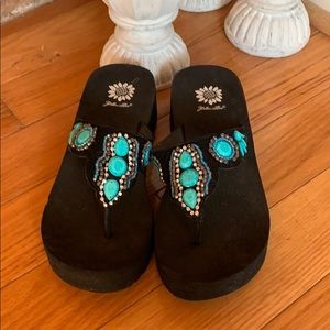 Yellow Box Flip flops